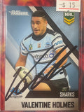 Valentine Holmes Traders NRL 2016 In Person Autograph