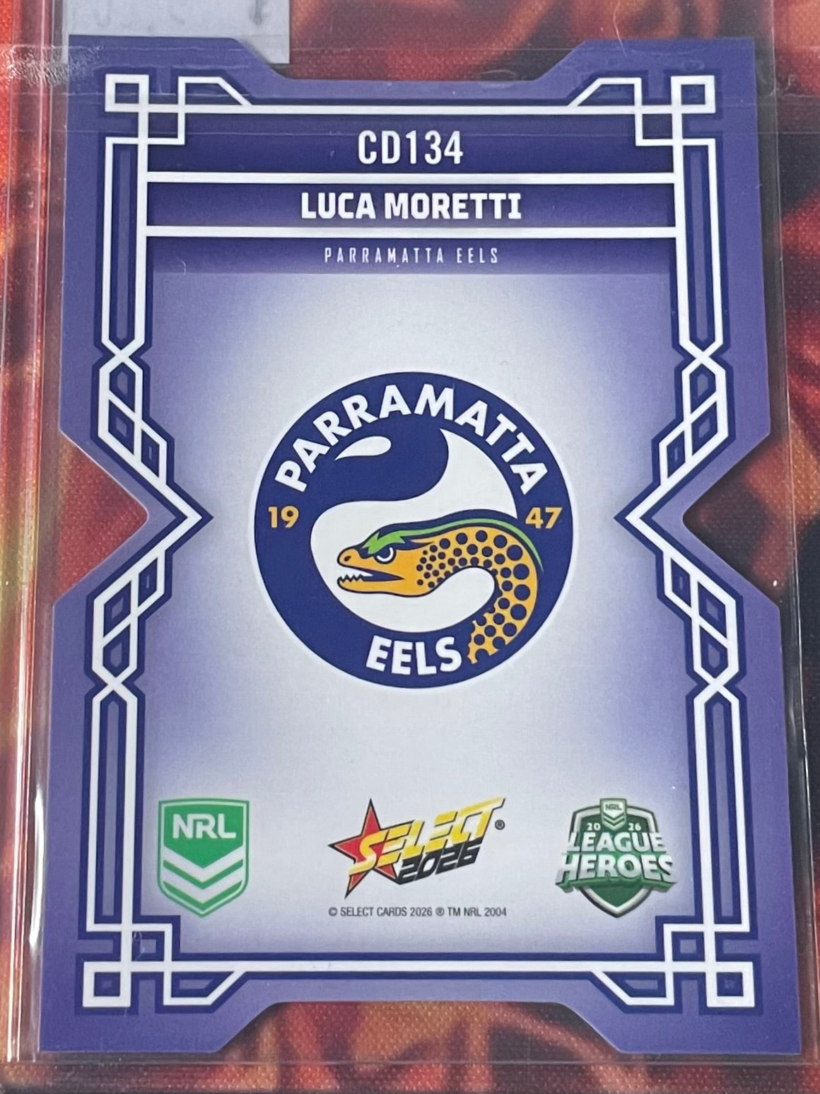 Luca Moretti Select NRL 2026 DieCut