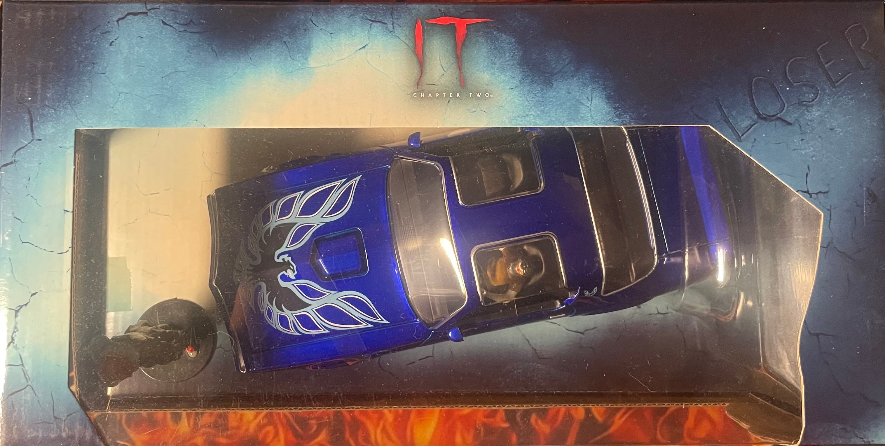 PennyWise & Henry Bowers Pontiac Firebird Die Cast Figure