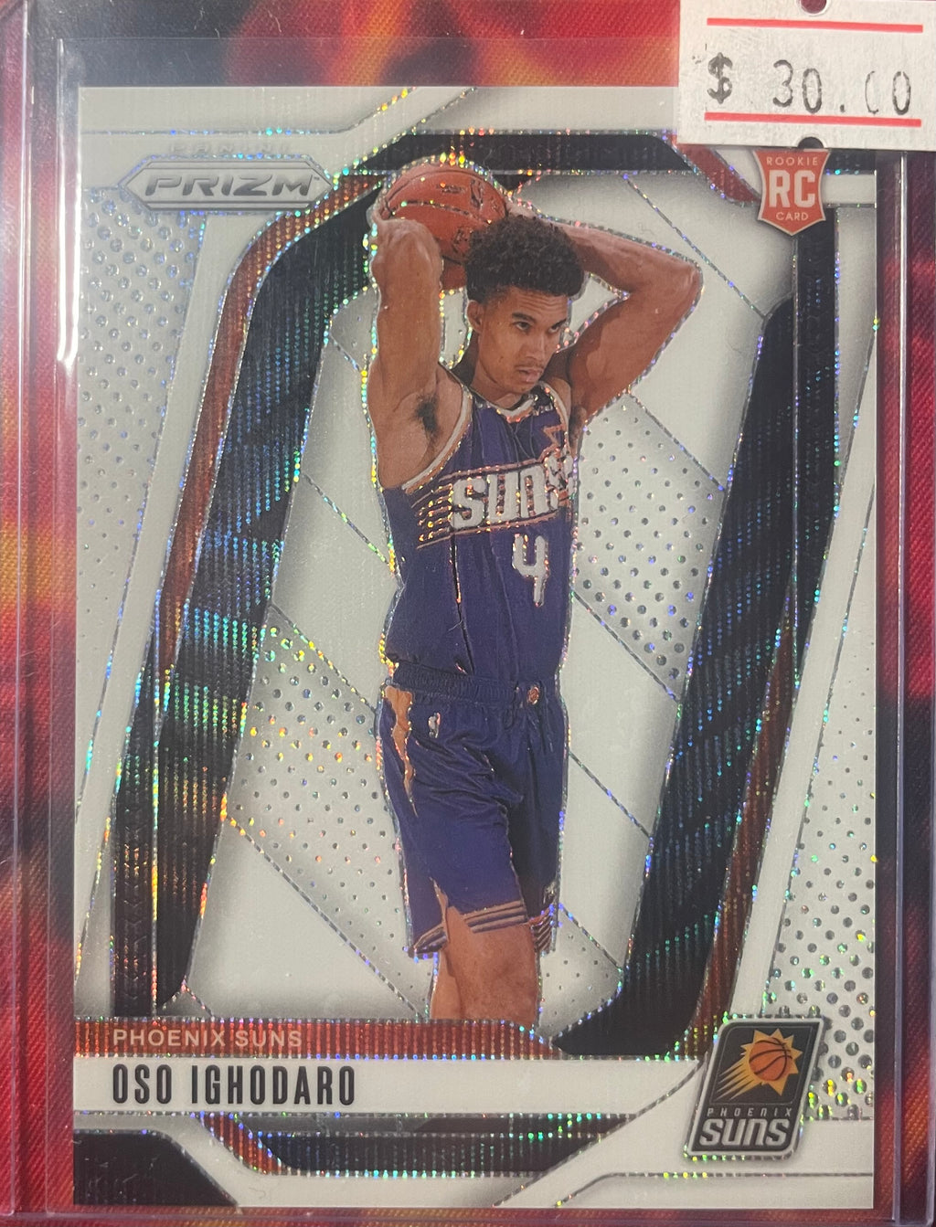 Oso Ighodaro Prizm 24-25 White Wave /38 RC