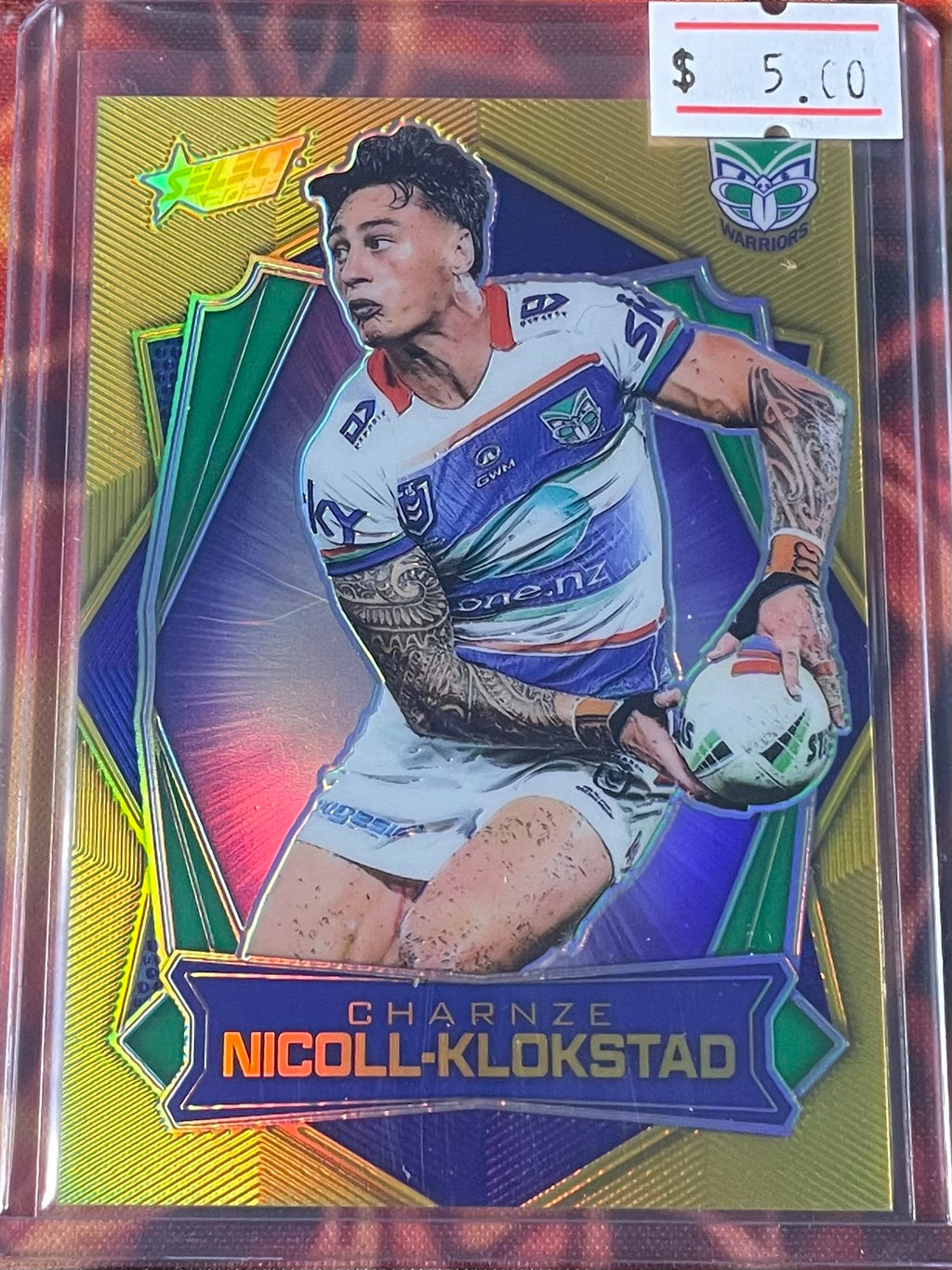 Charnze Nicole-Klokstad Select NRL 2026 Gold Luminous 485/725
