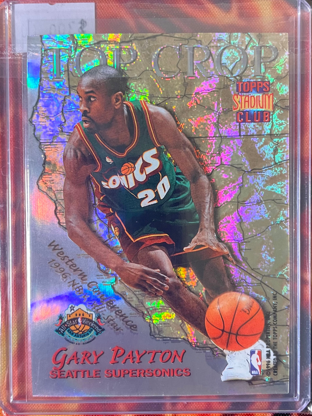 Michael Jordan & Gary Payton Topps Stadium Club 95-96 Top Crop