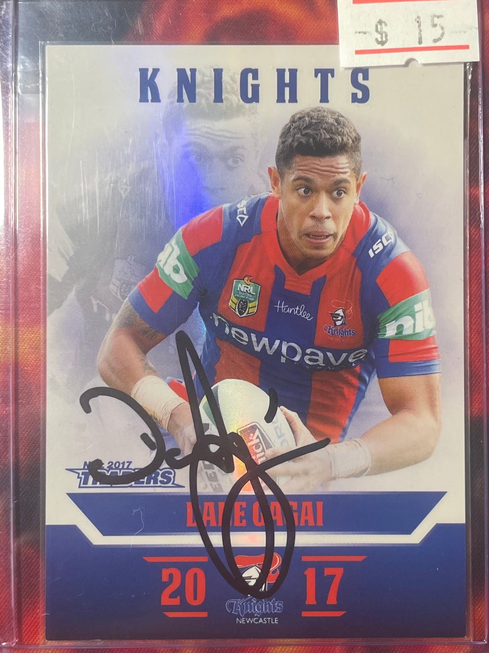 Dane Gagai Traders NRL 2016 In Person Autograph