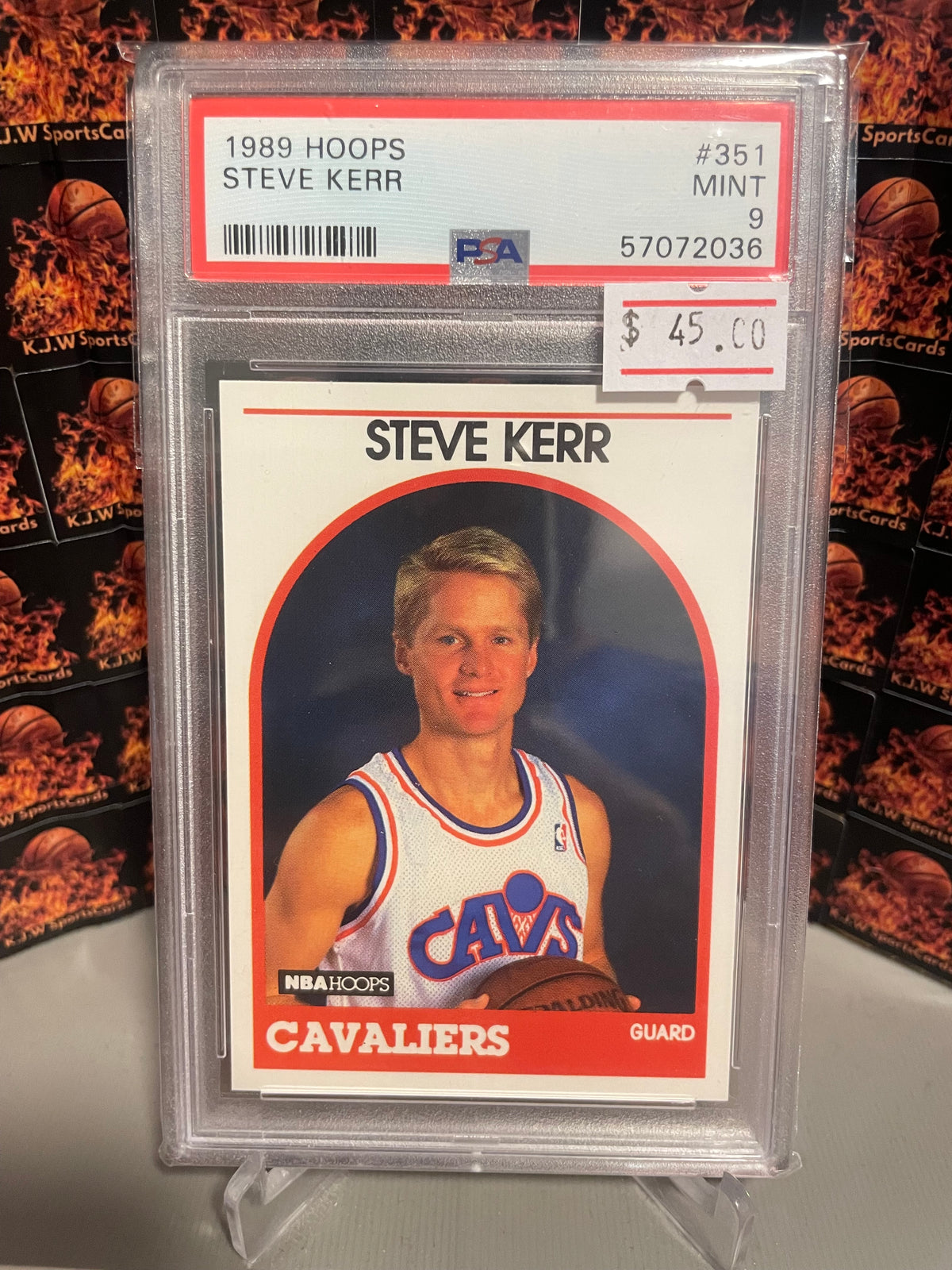 Steve Kerr 89 Hoops PSA 9