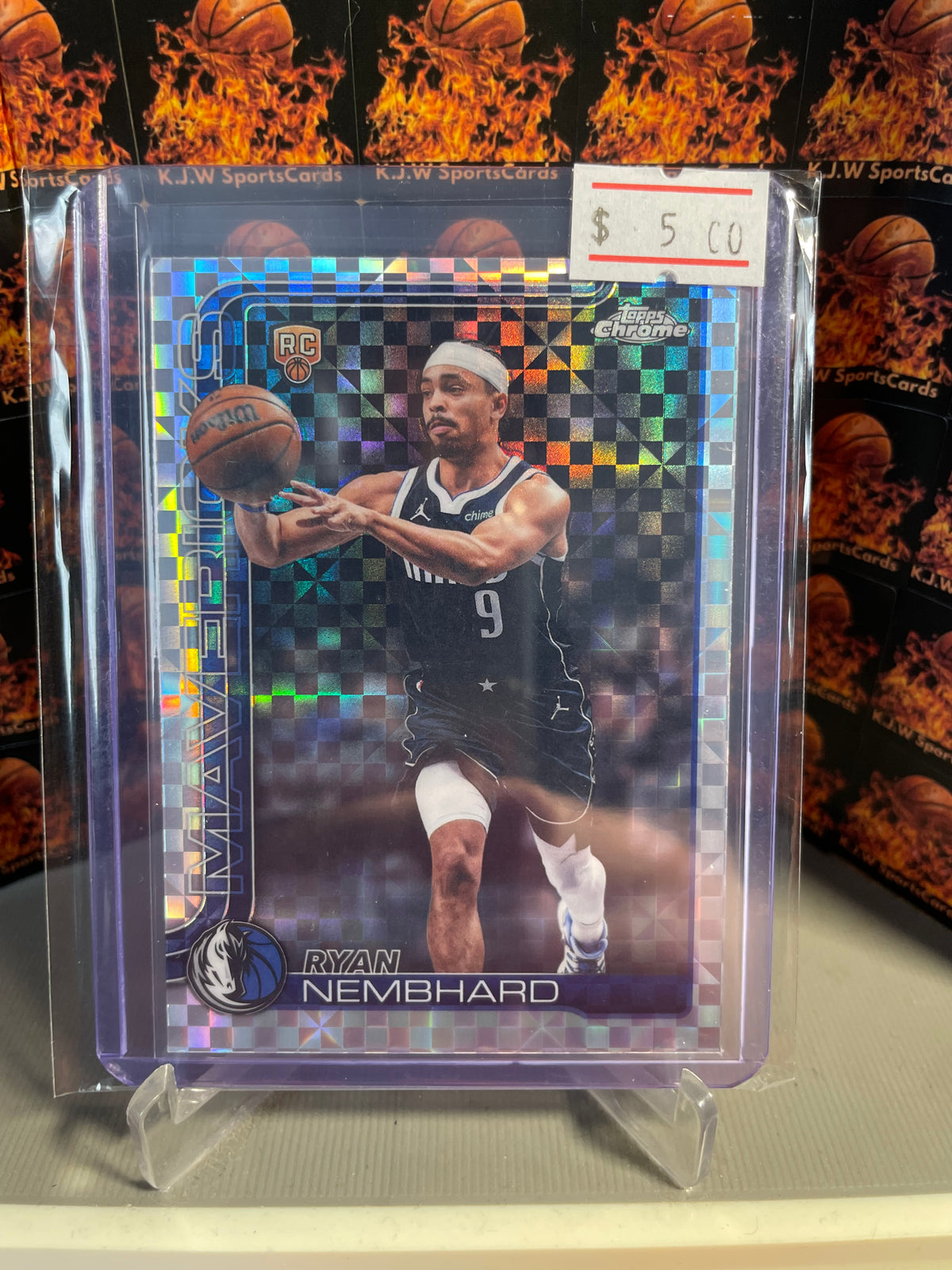 Ryan Nembhard Topps Chrome 25-26 Xfractor RC