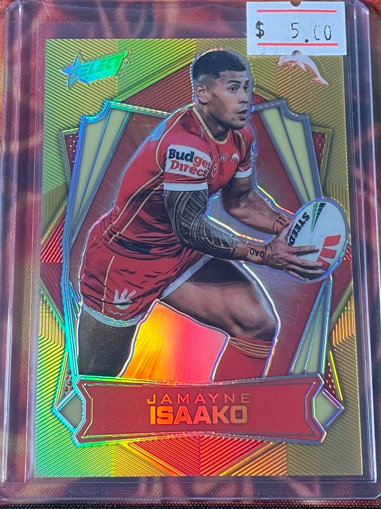 Jamayne Isaako Select NRL 2026 Gold Luminous 521/725