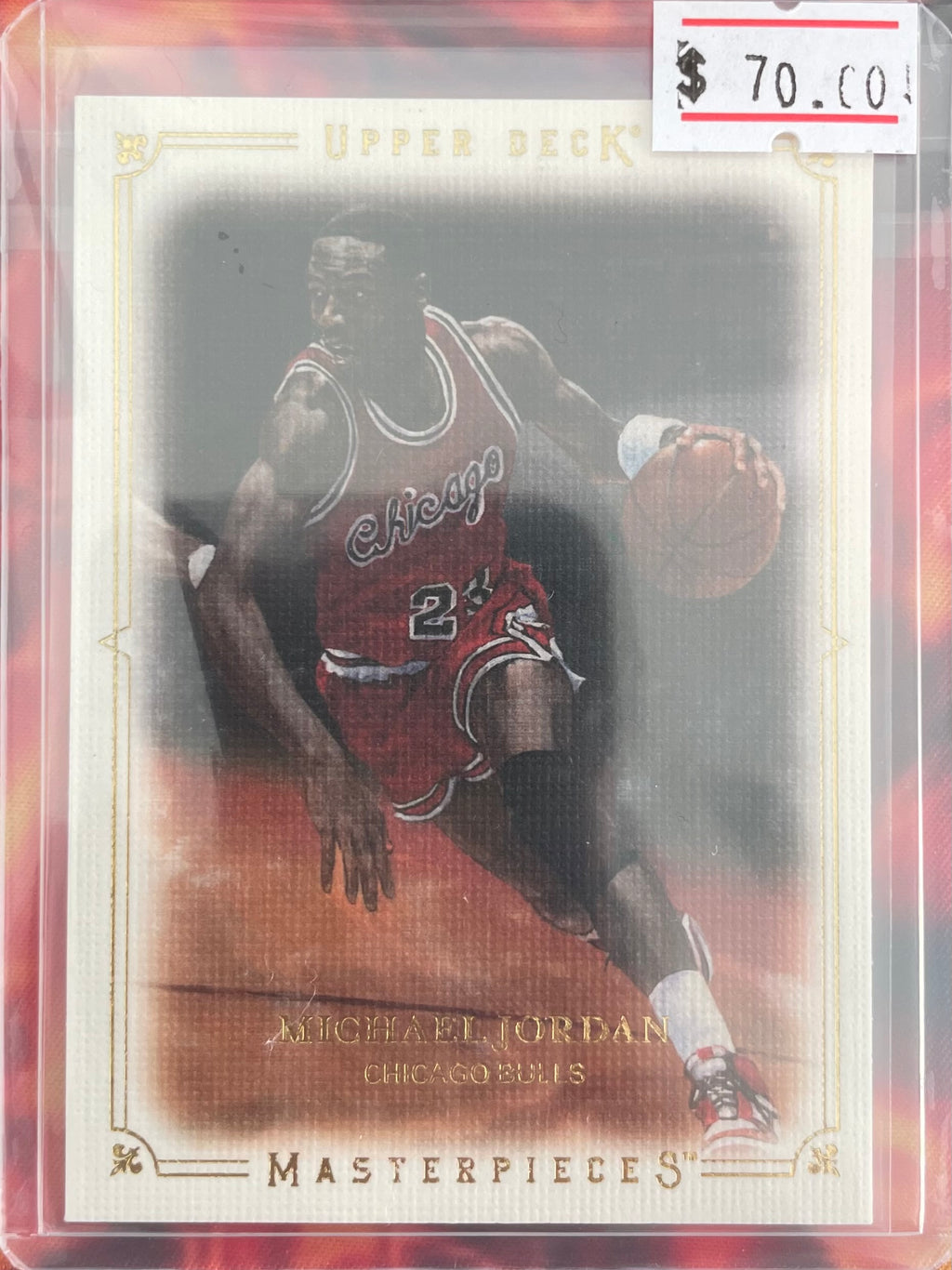Michael Jordan UpperDeck 09-10 Masterpieces MA-MJ