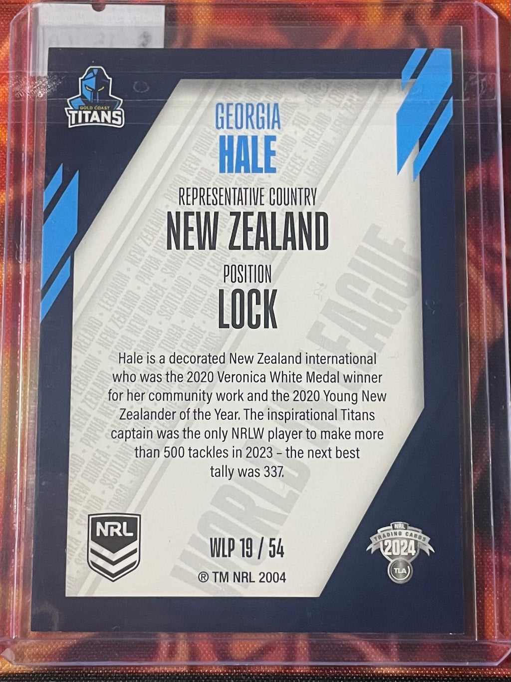 Georgia Hale Traders NRL 2024 World In League New Zealand