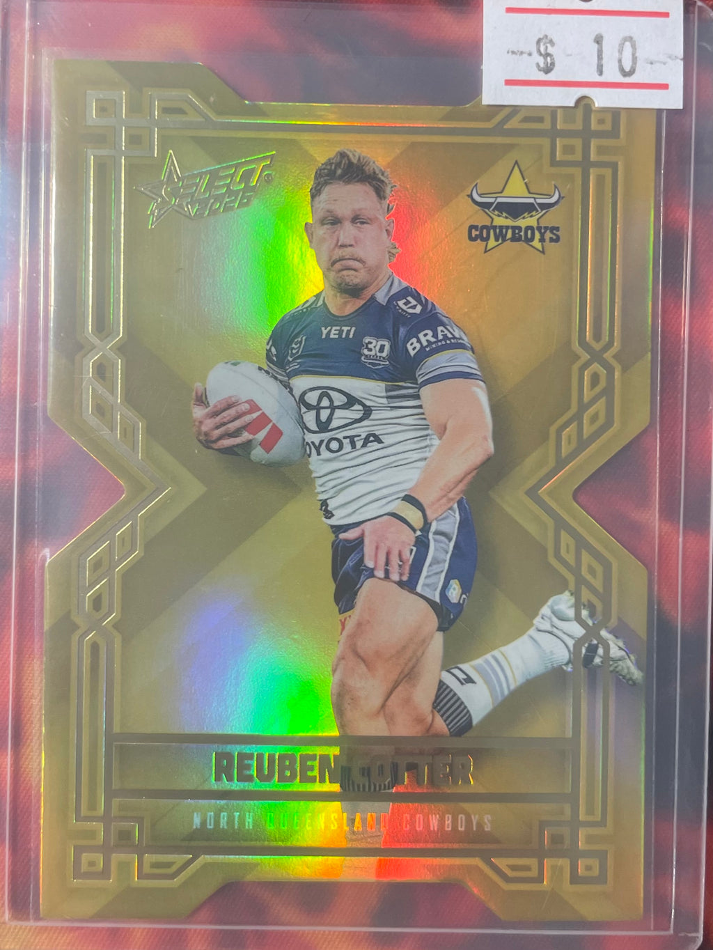 Reuben Cotter Select NRL 2026 Gold DieCut 026/250