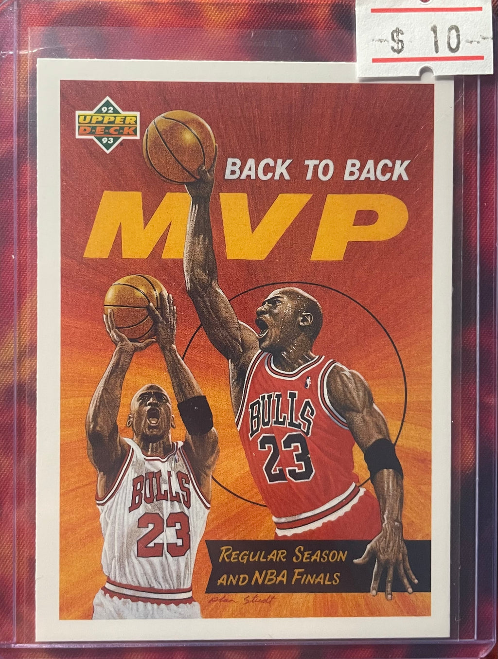 Michael Jordan UpperDeck 91-92 Back to Back MVP