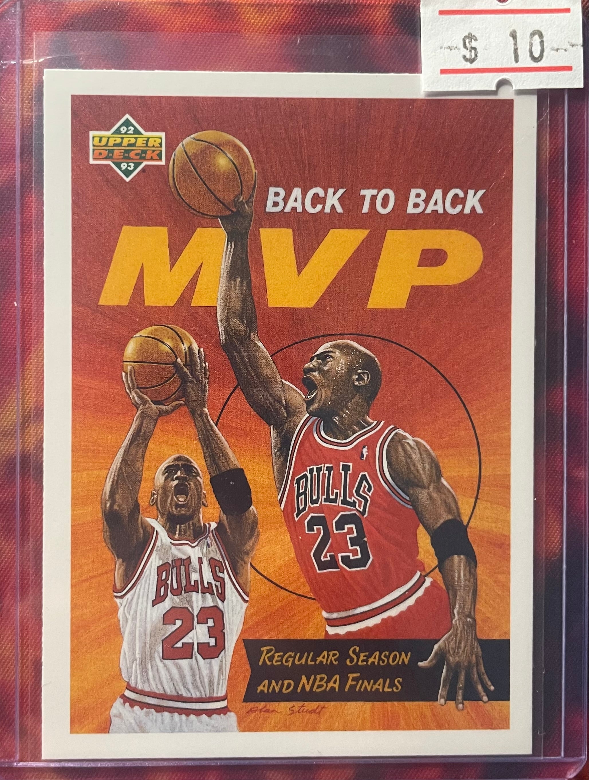 Michael Jordan UpperDeck 91-92 Back to Back MVP
