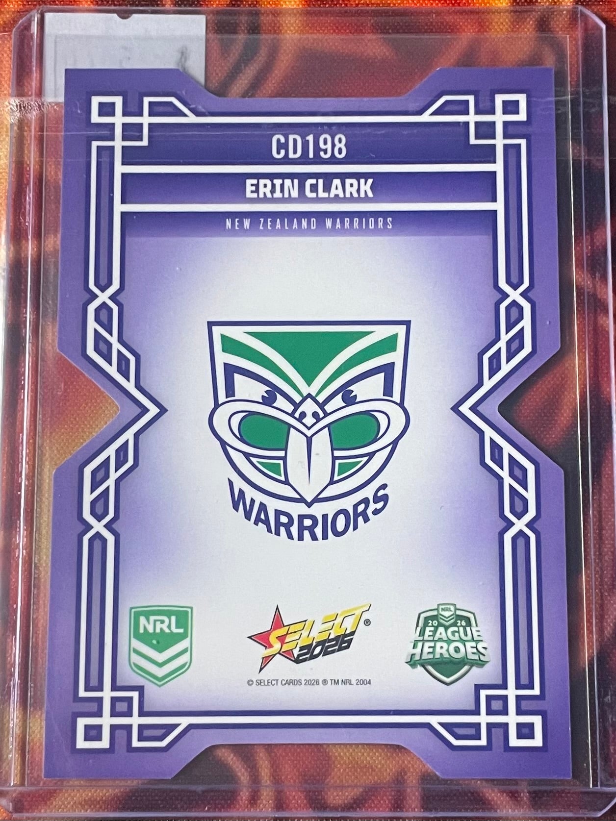 Erin Clark Select NRL 2026 DieCut