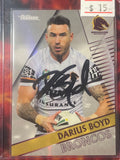 Darius Boyd Traders NRL 2018 In Person Autograph