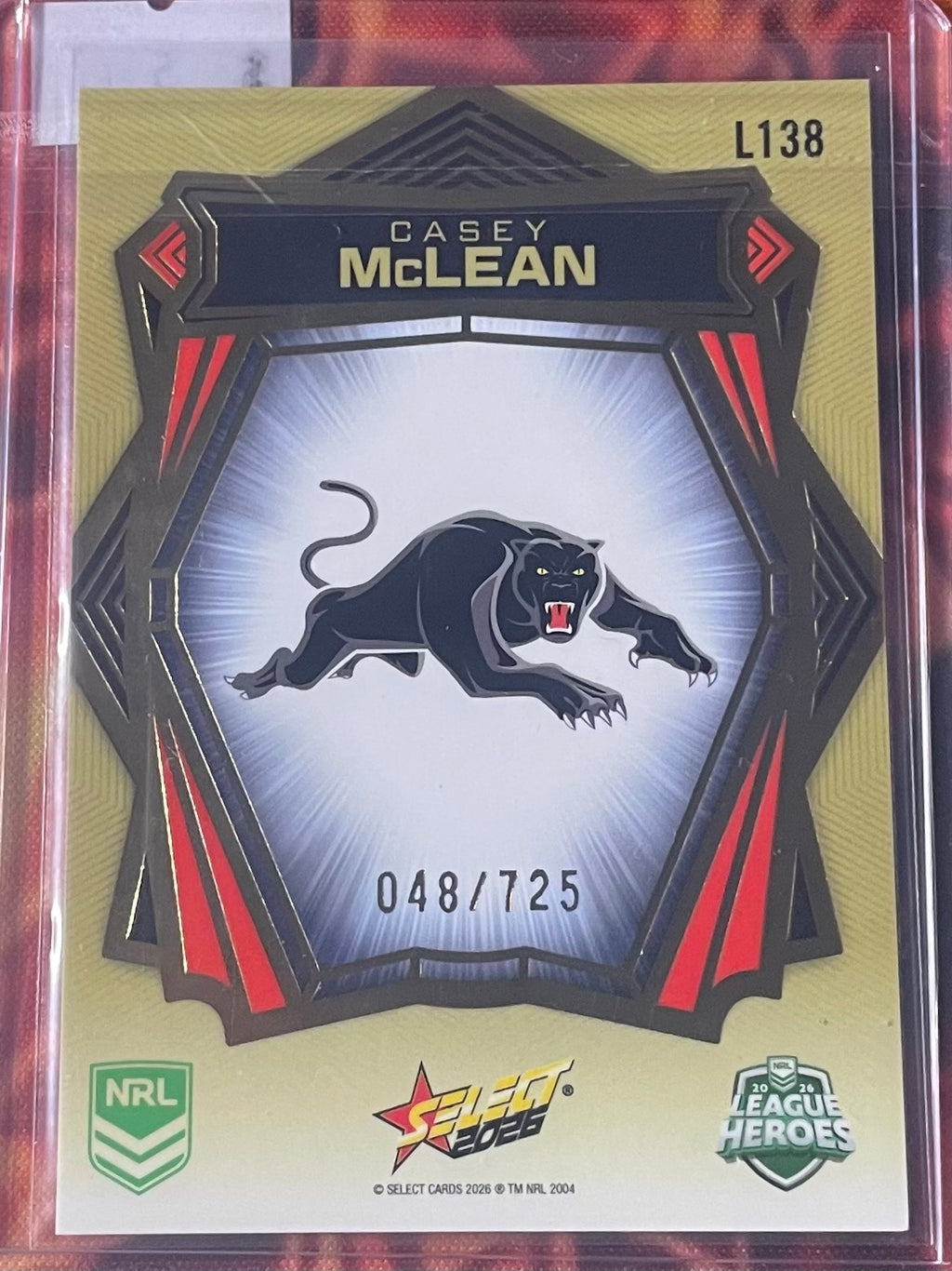 Casey McLean Select NRL 2026 048/725