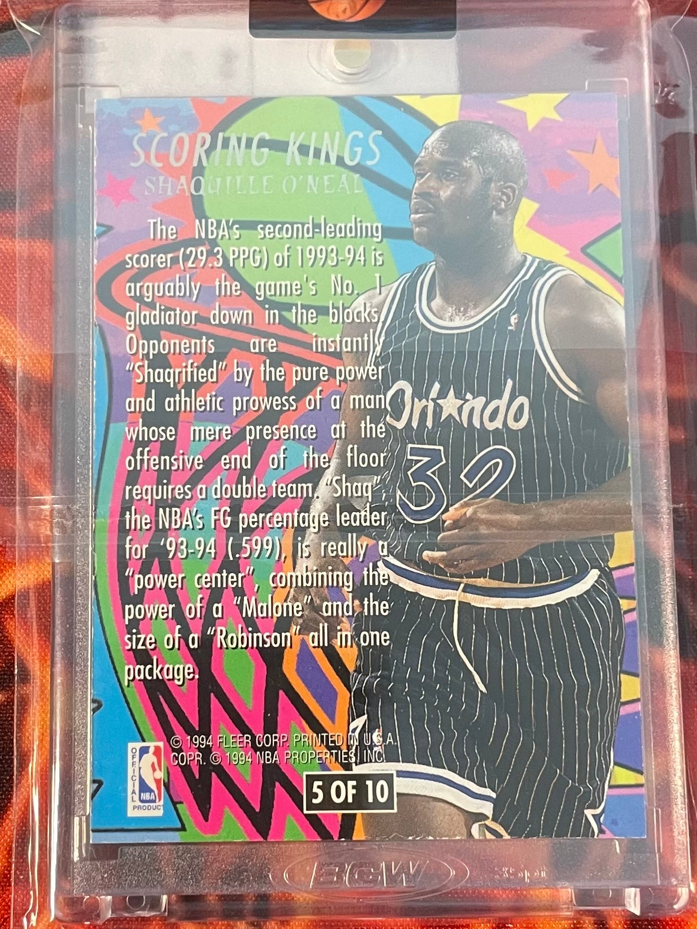 Shaquille O’Neal Fleer Ultra 94-95 Scoring Kings