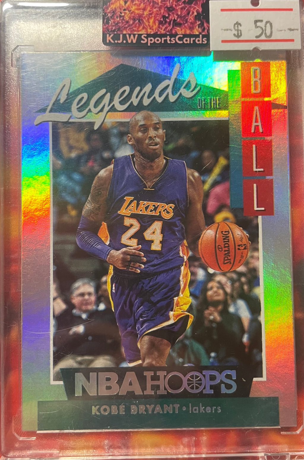 Kobe Bryant NBA Hoops 18-19 Legends Of The Ball Holo