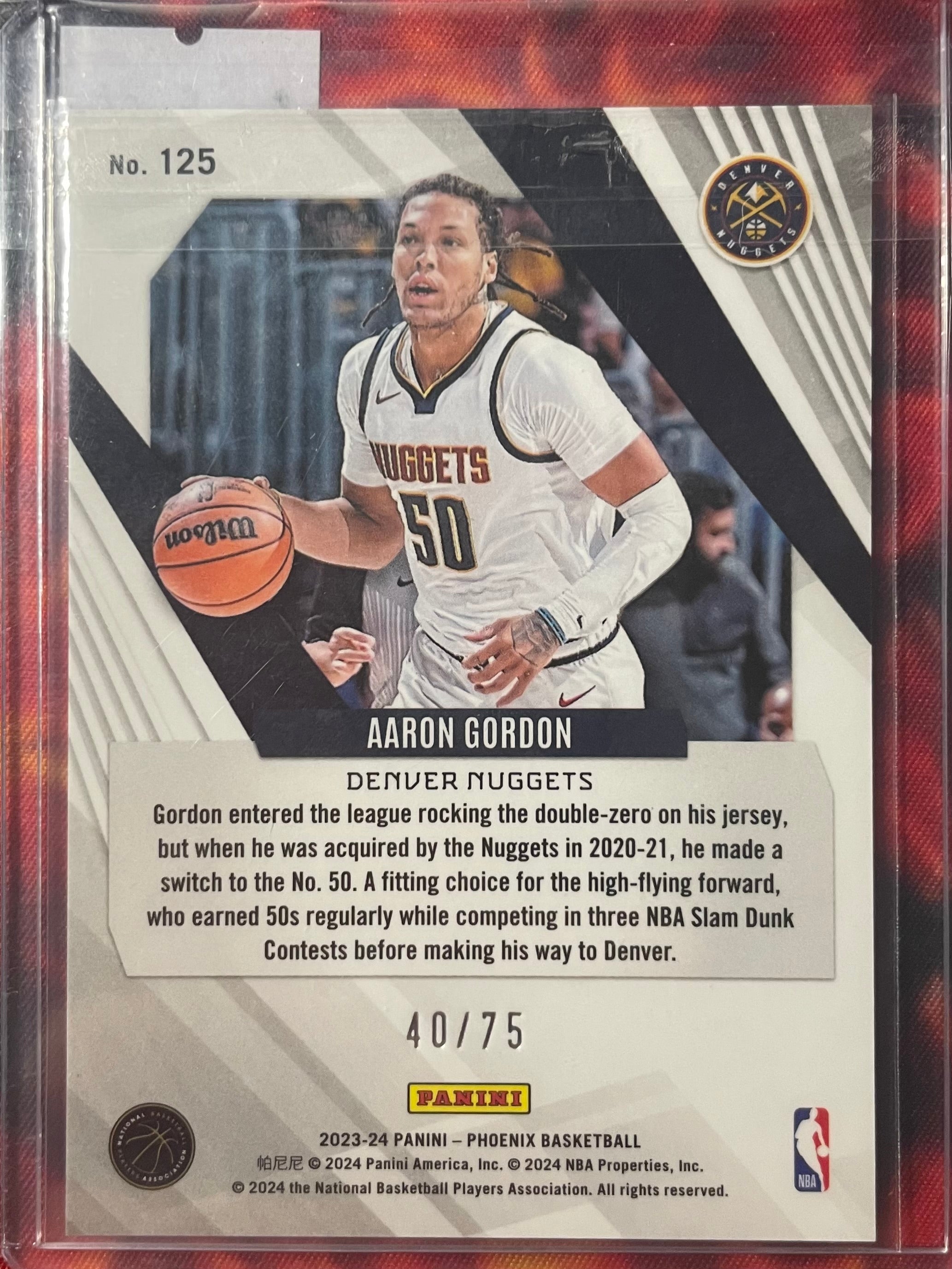 Aaron Gordon Phoenix 23-24 Fire /75