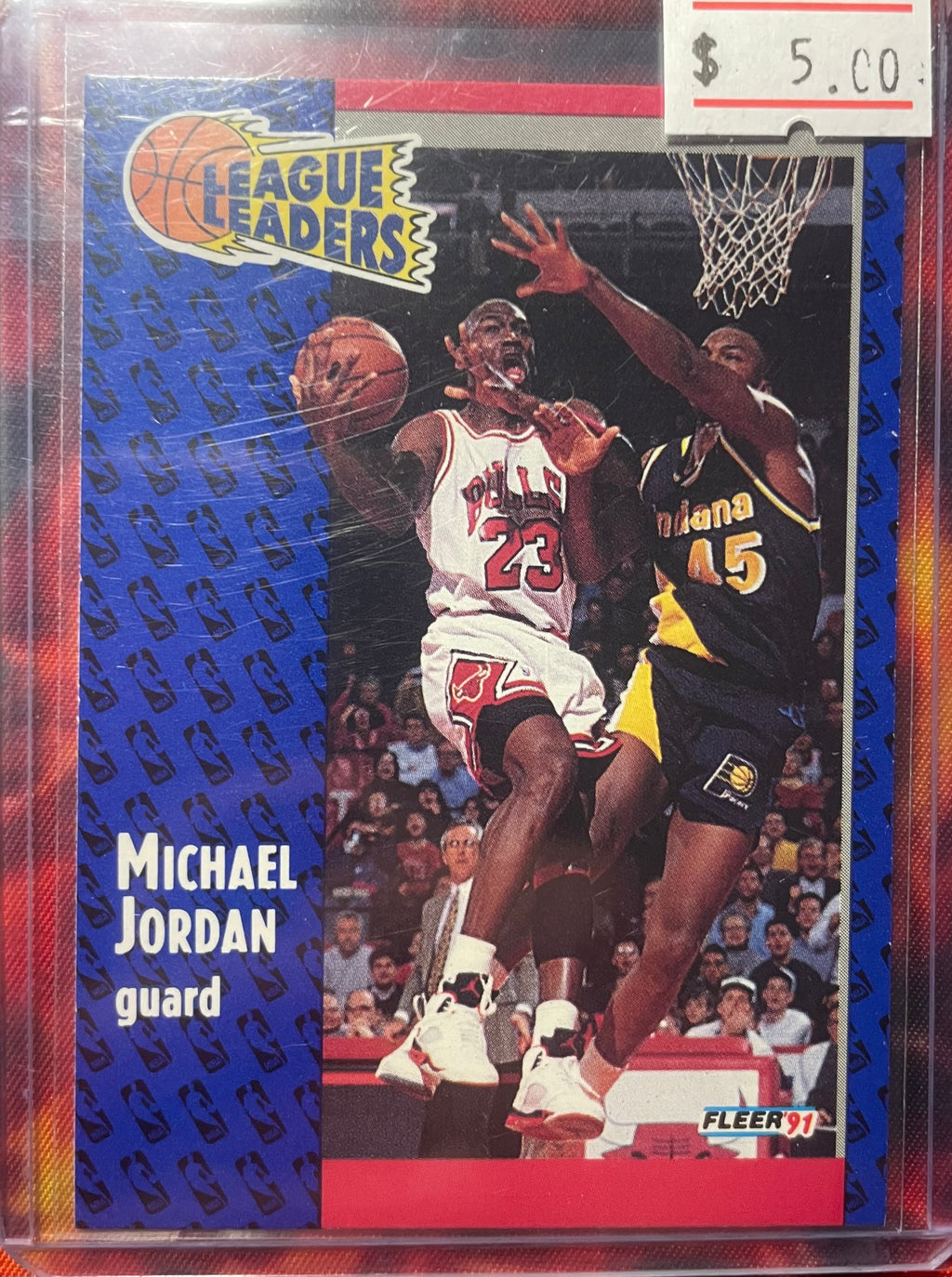Michael Jordan fleer 91-92 League Leaders