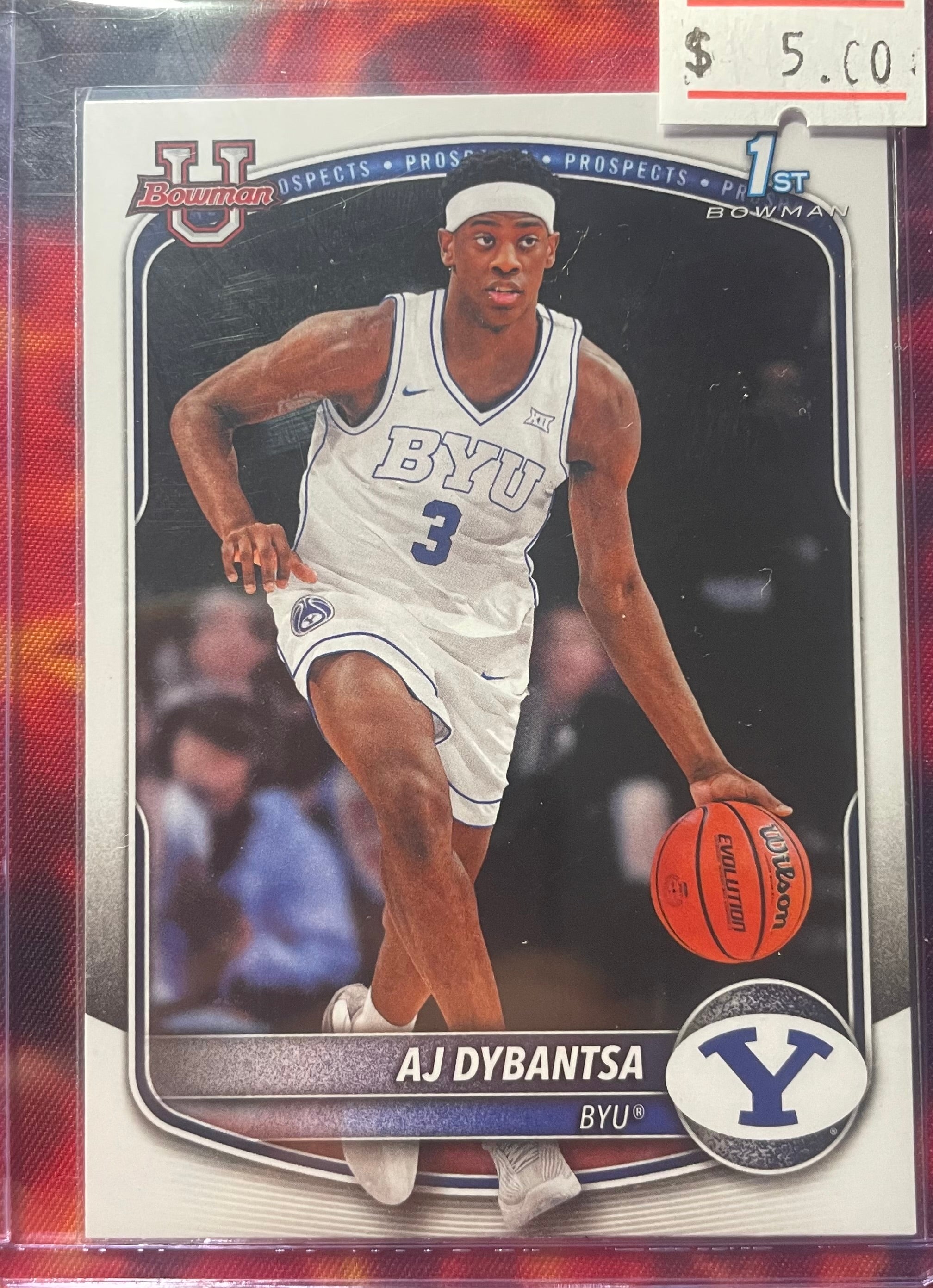 2025-26 Bowman Basketball U AJ Dybantsa 1st Bowman
