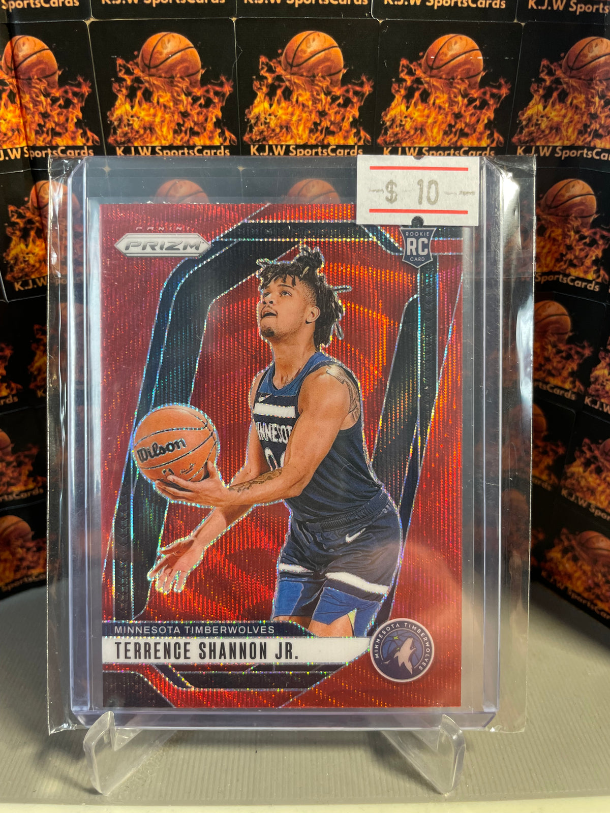 Terrence Shannon JR. Prizm 24-25 Red Wave RC