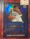 Giannis Antetokounmpo Optic /24-25 Winner Stays Purple Holo