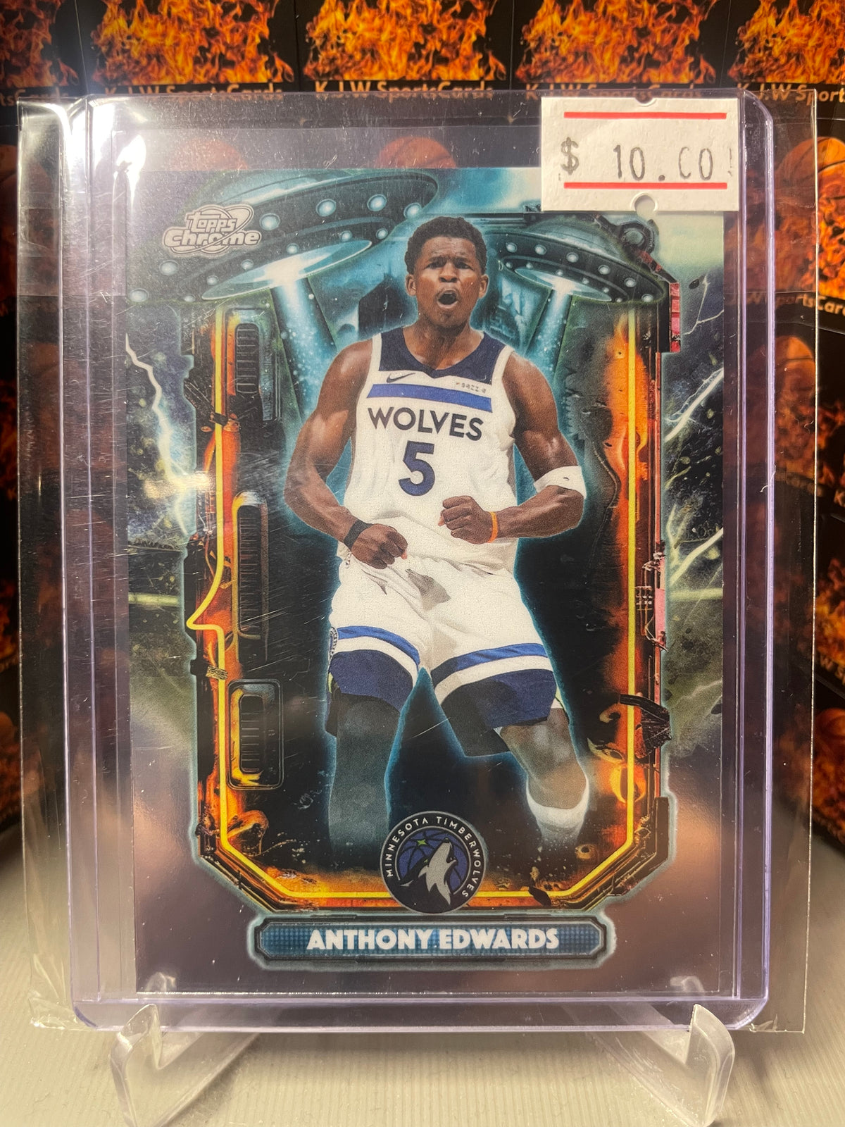 Anthony Edwards Topps Chrome Cosmic 25-26 Extraterrestrial