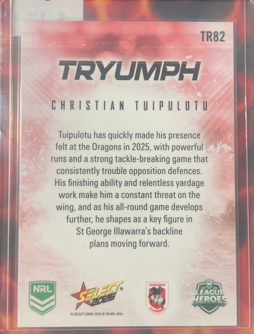 Christian Tuipulotu Select NRL 2026 Tryumph