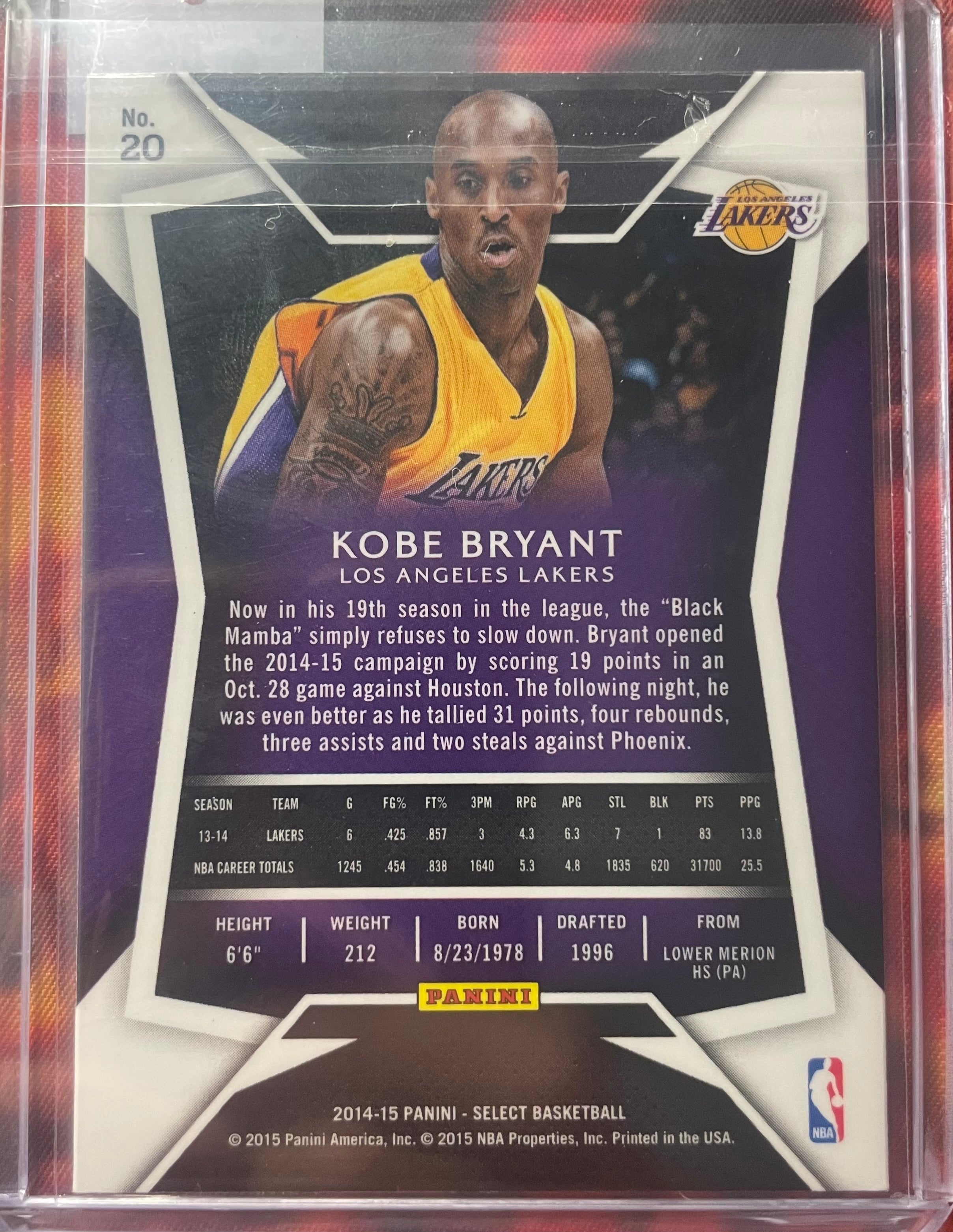 Kobe Bryant Select 14-15 Base