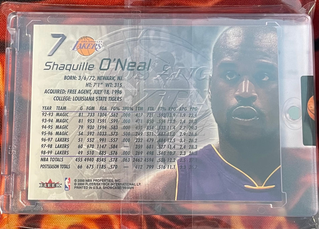 Shaquille O’neal Flair Showcase 99-00