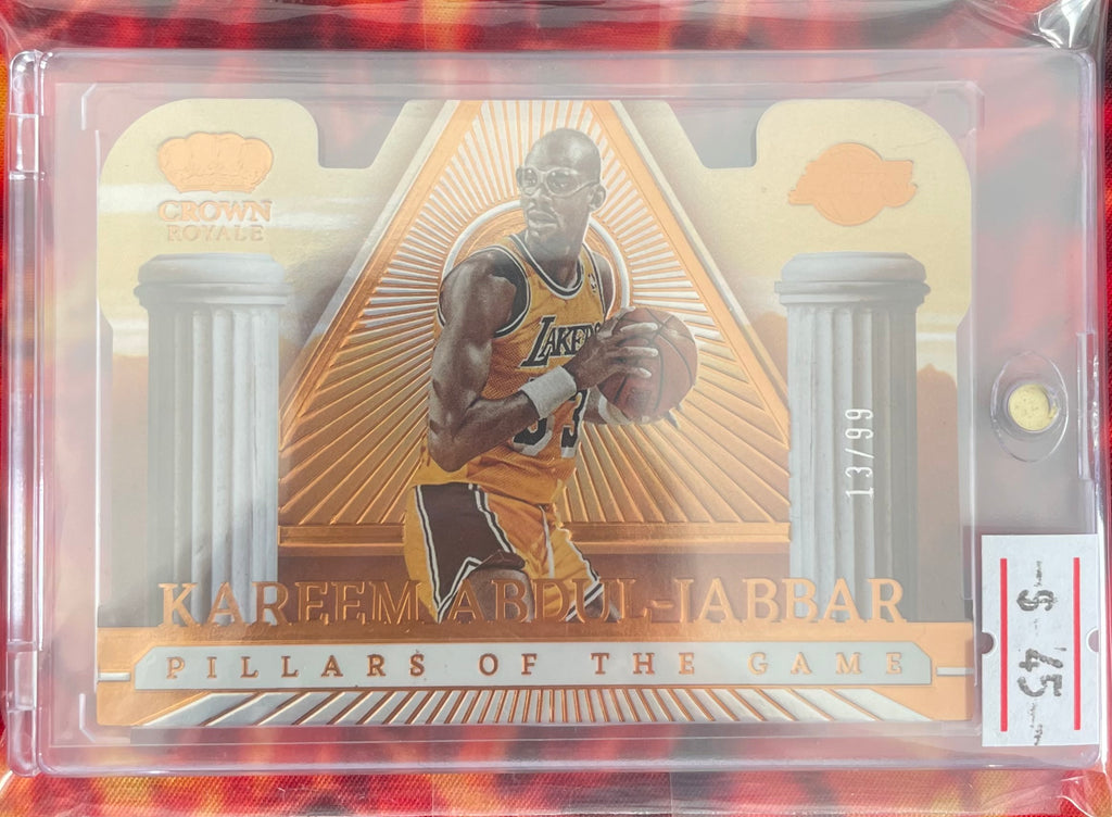 Kareem Abdul Jabbar Crown Royal 22-23 Pillar Of The Game Bronze /99