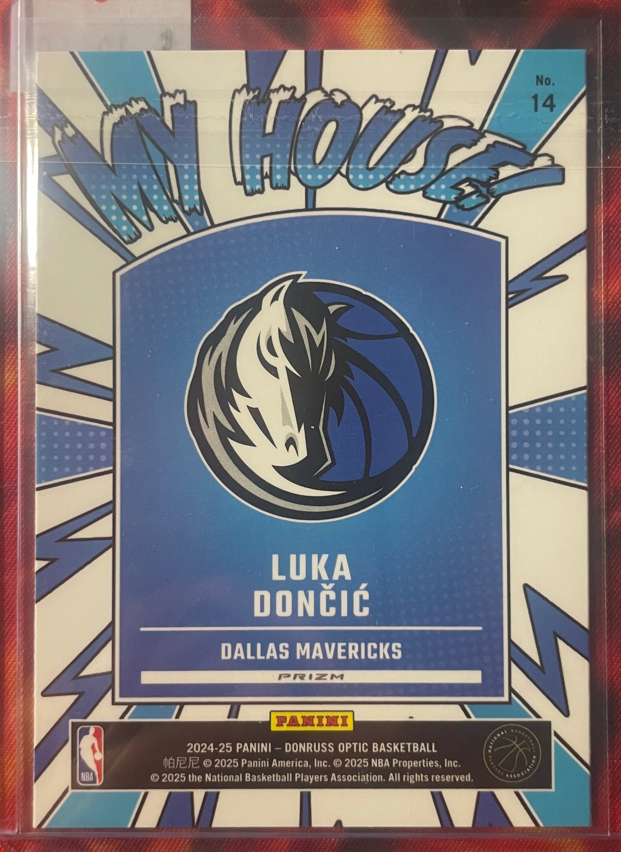Luka Doncic Optic 24-25 My House Purple Holo