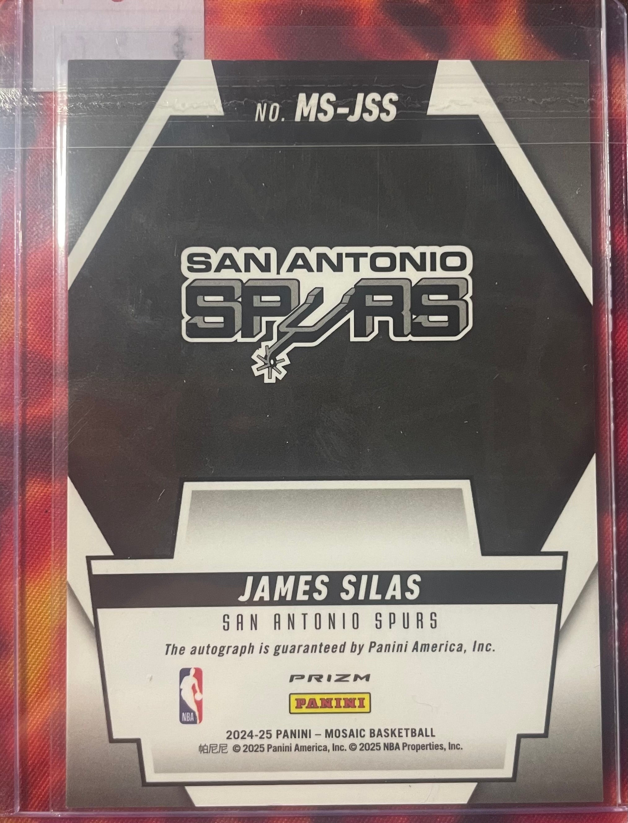 James Silas Mosaic 24-25 Mosaic Scripts Auto