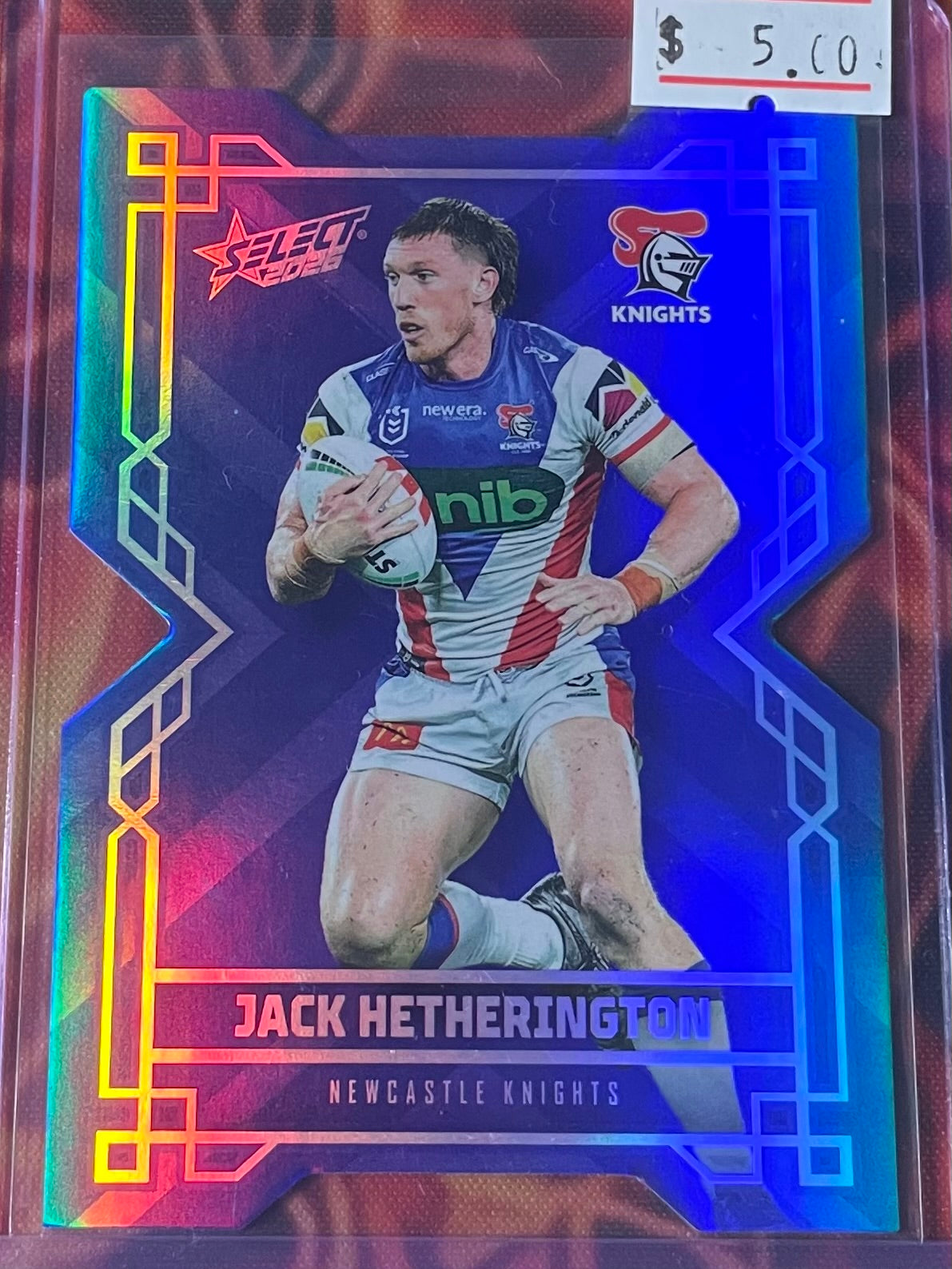 Jack Hetherington Select NRL 2026 DieCut