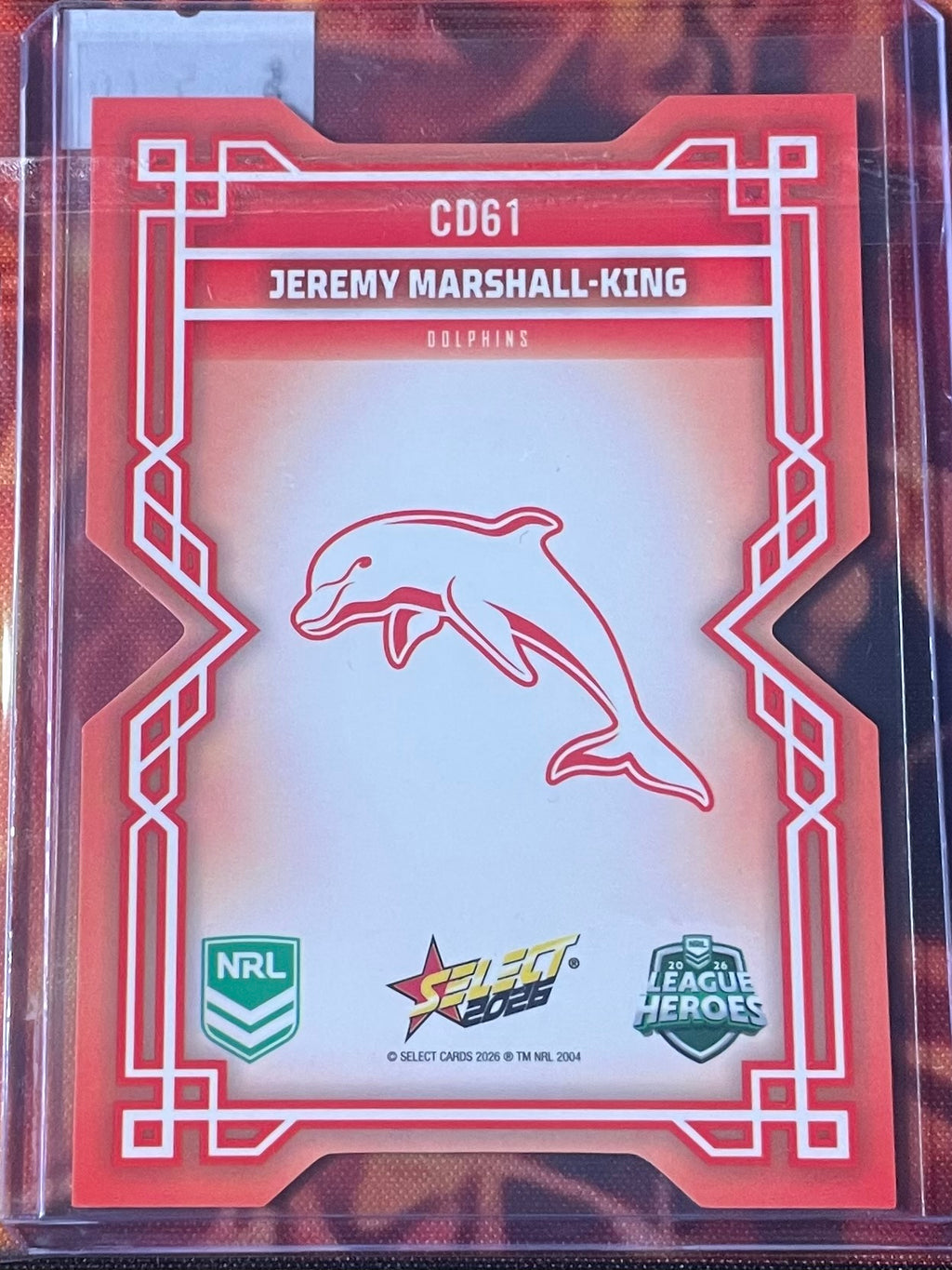 Jeremy Marshall-King Select NRL 2026 DieCut