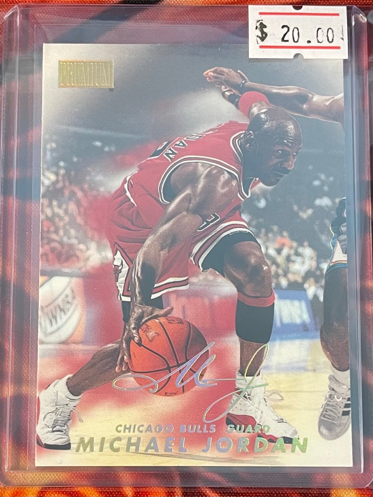 Michael Jordan SkyBox Premium 98-99 Printed Auto