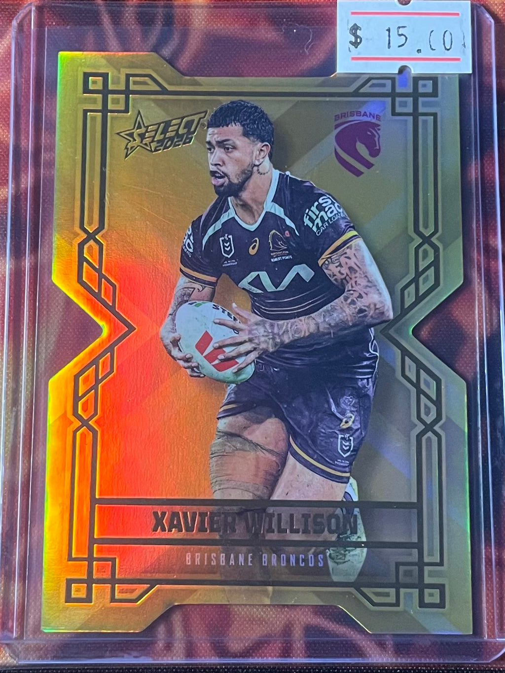 Xavier Willison Select NRL Gold DieCut 059/250